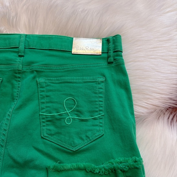 Lilly Pulitzer South Ocean High Rise Skinny Jean in Agave Green - Picture 7 of 7